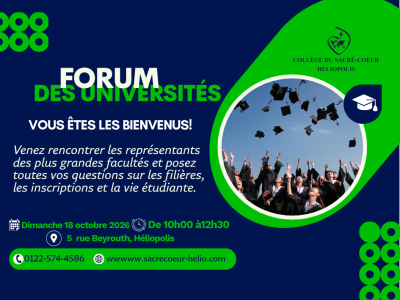 Forum des Universités oct2026 Forum des Universités oct2026